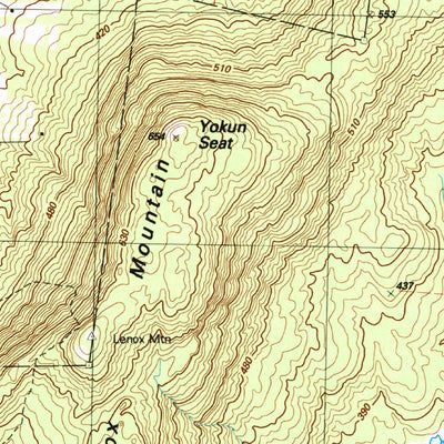 United States Geological Survey Pittsfield West, MA-NY (1988, 25000-Scale) digital map