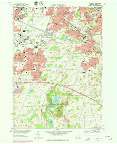United States Geological Survey Pittsford, NY (1971, 24000-Scale) digital map