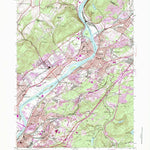 United States Geological Survey Pittston, PA (1947, 24000-Scale) digital map