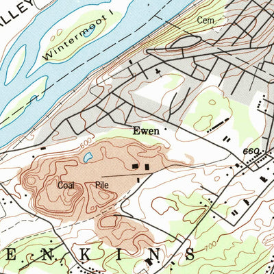 United States Geological Survey Pittston, PA (1994, 24000-Scale) digital map