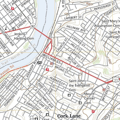 United States Geological Survey Pittston, PA (2023, 24000-Scale) digital map