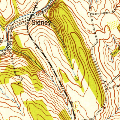 United States Geological Survey Pittstown, NJ (1952, 24000-Scale) digital map