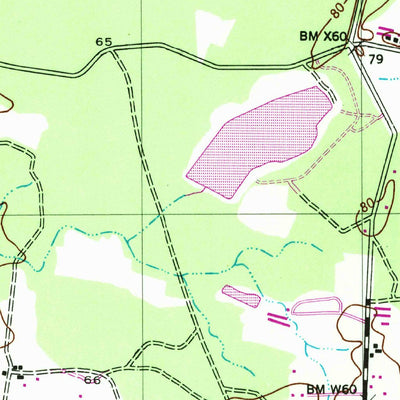 United States Geological Survey Pittsville, MD-DE (1942, 24000-Scale) digital map