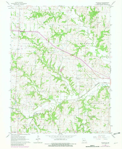 United States Geological Survey Pittsville, MO (1963, 24000-Scale) digital map