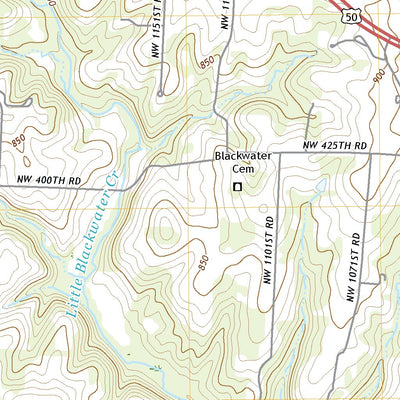 United States Geological Survey Pittsville, MO (2021, 24000-Scale) digital map