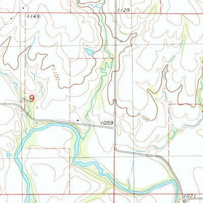 United States Geological Survey Pitzer, IA (1983, 24000-Scale) digital map