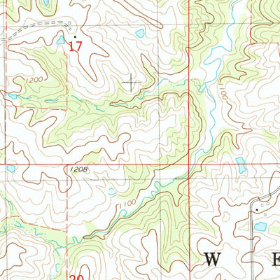 United States Geological Survey Pitzer, IA (1983, 24000-Scale) digital map