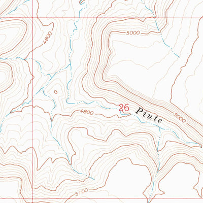 United States Geological Survey Piute Basin West, ID (1973, 24000-Scale) digital map