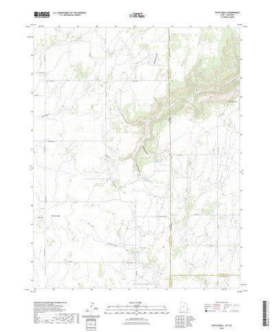United States Geological Survey Piute Knoll, UT (2023, 24000-Scale) digital map