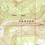 United States Geological Survey Piute Knoll, UT-CO (1985, 24000-Scale) digital map