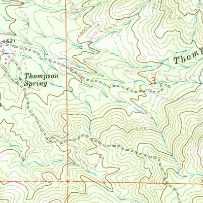 United States Geological Survey Piute Peak, CA (1972, 24000-Scale) digital map