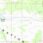 United States Geological Survey Piute Point, AZ (1988, 24000-Scale) digital map