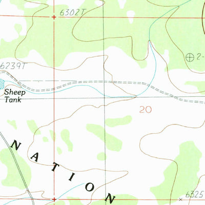 United States Geological Survey Piute Point, AZ (1988, 24000-Scale) digital map