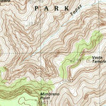 United States Geological Survey Piute Point, AZ (1988, 24000-Scale) digital map