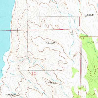 United States Geological Survey Piute Reservoir, UT (1981, 24000-Scale) digital map