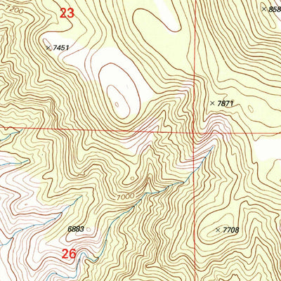 United States Geological Survey Piute Reservoir, UT (2001, 24000-Scale) digital map