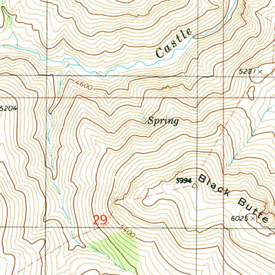United States Geological Survey Pixley Basin, ID (1992, 24000-Scale) digital map