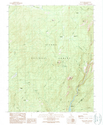 United States Geological Survey Piyau Dome, CA (1990, 24000-Scale) digital map