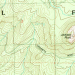 United States Geological Survey Piyau Dome, CA (1990, 24000-Scale) digital map