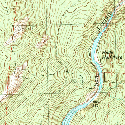 United States Geological Survey Piyau Dome, CA (1990, 24000-Scale) digital map