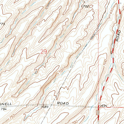 United States Geological Survey Pizarro, WA (1972, 24000-Scale) digital map