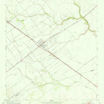 United States Geological Survey Placedo, TX (1952, 24000-Scale) digital map
