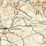 United States Geological Survey Placerville, CA (1893, 125000-Scale) digital map