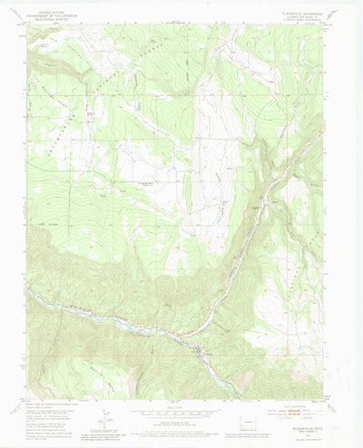 United States Geological Survey Placerville, CO (1953, 24000-Scale) digital map