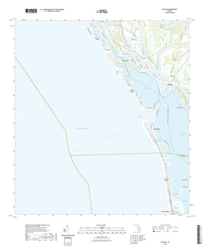 United States Geological Survey Placida, FL (2021, 24000-Scale) digital map