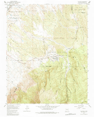 United States Geological Survey Placitas, NM (1954, 24000-Scale) digital map