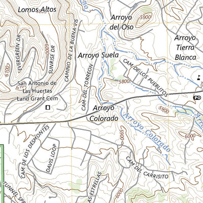 United States Geological Survey Placitas, NM (2023, 24000-Scale) digital map
