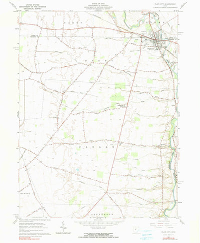 United States Geological Survey Plain City, OH (1961, 24000-Scale) digital map