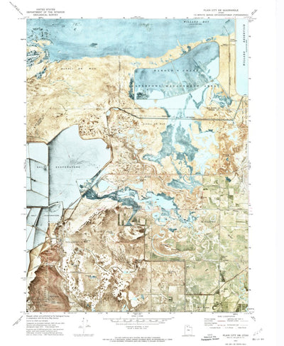 United States Geological Survey Plain City SW, UT (1972, 24000-Scale) digital map