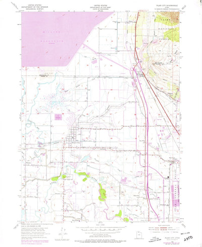 United States Geological Survey Plain City, UT (1955, 24000-Scale) digital map