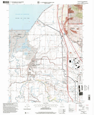 United States Geological Survey Plain City, UT (1998, 24000-Scale) digital map