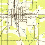 United States Geological Survey Plain Dealing, LA (1950, 31680-Scale) digital map