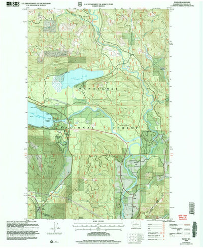 United States Geological Survey Plain, WA (2004, 24000-Scale) digital map