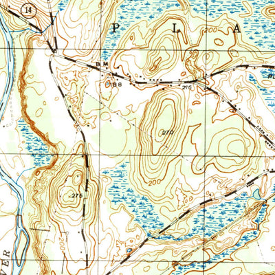 United States Geological Survey Plainfield, CT (1943, 31680-Scale) digital map