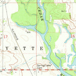 United States Geological Survey Plainfield, IA (1971, 24000-Scale) digital map