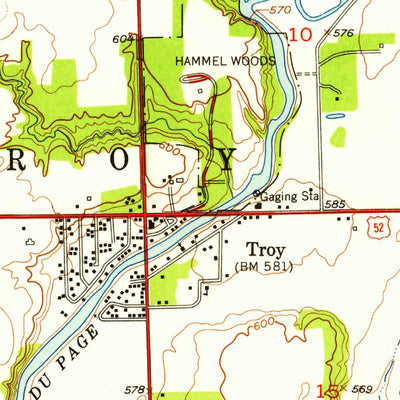 United States Geological Survey Plainfield, IL (1954, 24000-Scale) digital map