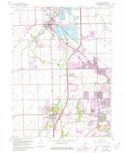United States Geological Survey Plainfield, IL (1962, 24000-Scale) digital map