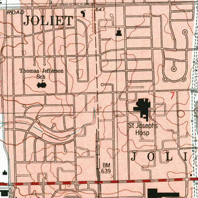 United States Geological Survey Plainfield, IL (1998, 24000-Scale) digital map