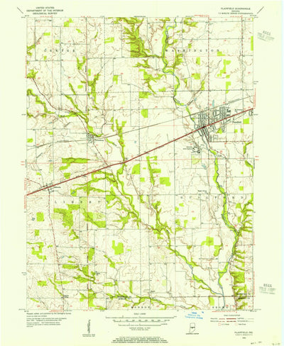 United States Geological Survey Plainfield, IN (1953, 24000-Scale) digital map