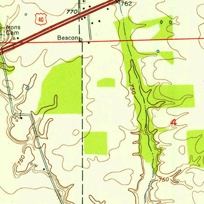 United States Geological Survey Plainfield, IN (1953, 24000-Scale) digital map