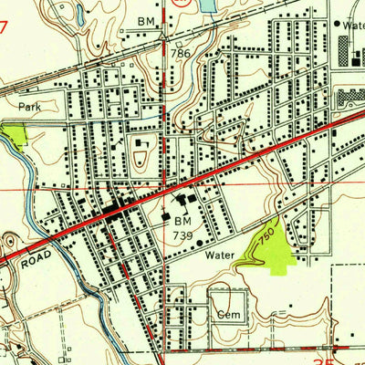 United States Geological Survey Plainfield, IN (1953, 24000-Scale) digital map