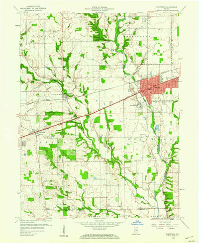 United States Geological Survey Plainfield, IN (1959, 24000-Scale) digital map