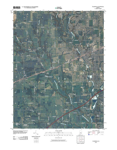 United States Geological Survey Plainfield, IN (2010, 24000-Scale) digital map