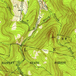 United States Geological Survey Plainfield, MA (1955, 31680-Scale) digital map