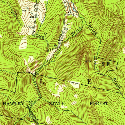 United States Geological Survey Plainfield, MA (1955, 31680-Scale) digital map
