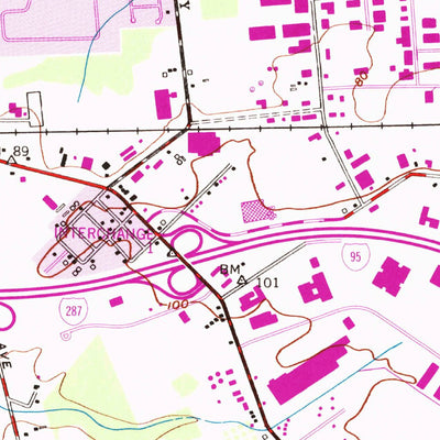 United States Geological Survey Plainfield, NJ (1955, 24000-Scale) digital map